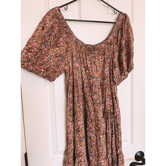 Wild fable puff sleeve mini dress - Picture 3 of 7